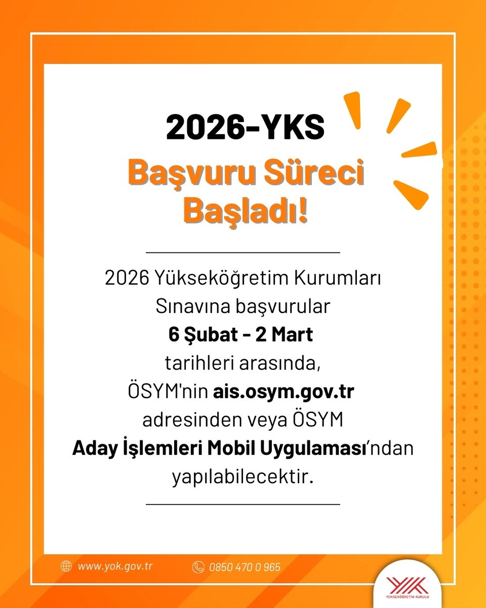 Sevgili adaylar,

Bir üniversiteye yerleşme hedefi, bir mesleğe ve geleceğe atılan önemli bir adımı ifade eder.

Türk yükseköğretimini, uygulama ağırlıklı, istihdamla ve dijital dönüşümle uyumlu bir yapıya dönüştürüyor; akademik ve entelektüel birikimi, gerçek hayatla ve
