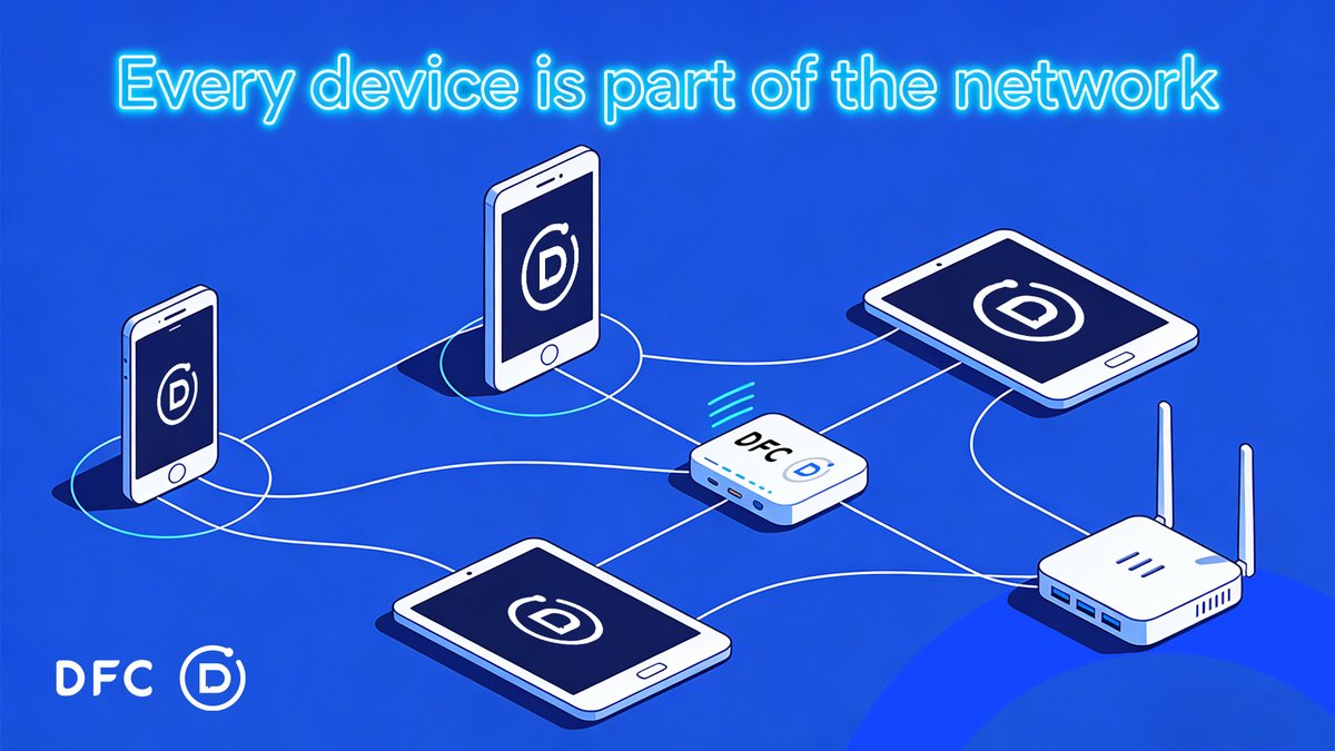 In the DFC ecosystem:
Every watch is a DePIN edge node
Every user is a network contributor

Hardware is no longer just a device —
it becomes part of the Web3 infrastructure.
⌚️🔗🌍