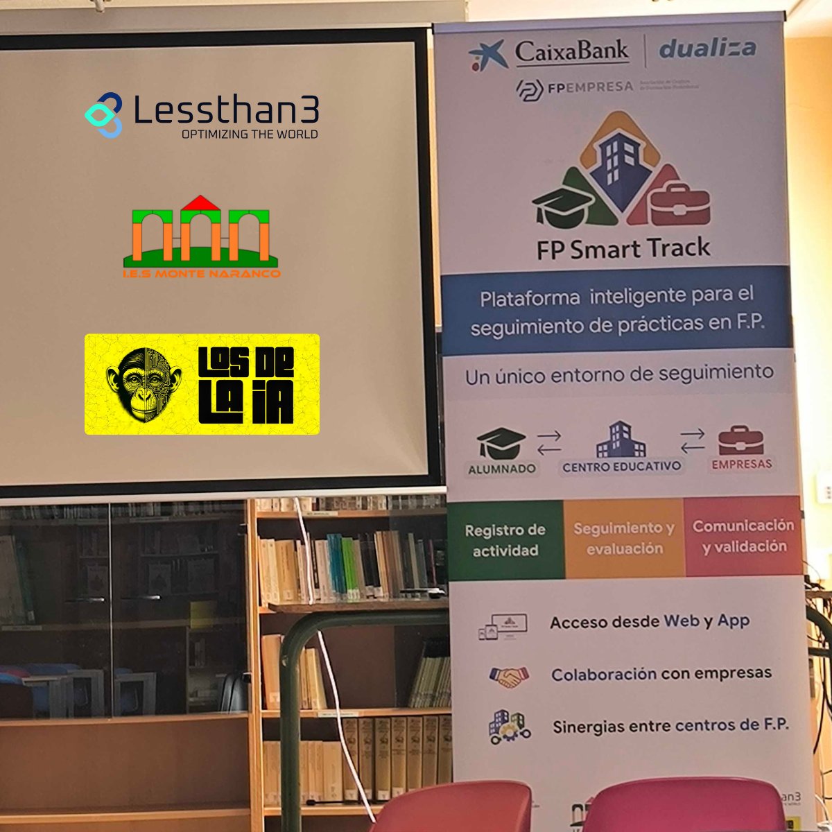 lt3tech's tweet image. 🎓 Presentación del curso “IA aplicada al desarrollo de aplicaciones” en el IES Monte Naranco (Proyecto Dualiza), impulsado por @CABK_Dualiza y @fp_empresa

Pelayo Fernández de #Lessthan3, junto a Roberto Fernández de Los de la IA, forma parte del equipo docente

💙#DevOpsAcademy