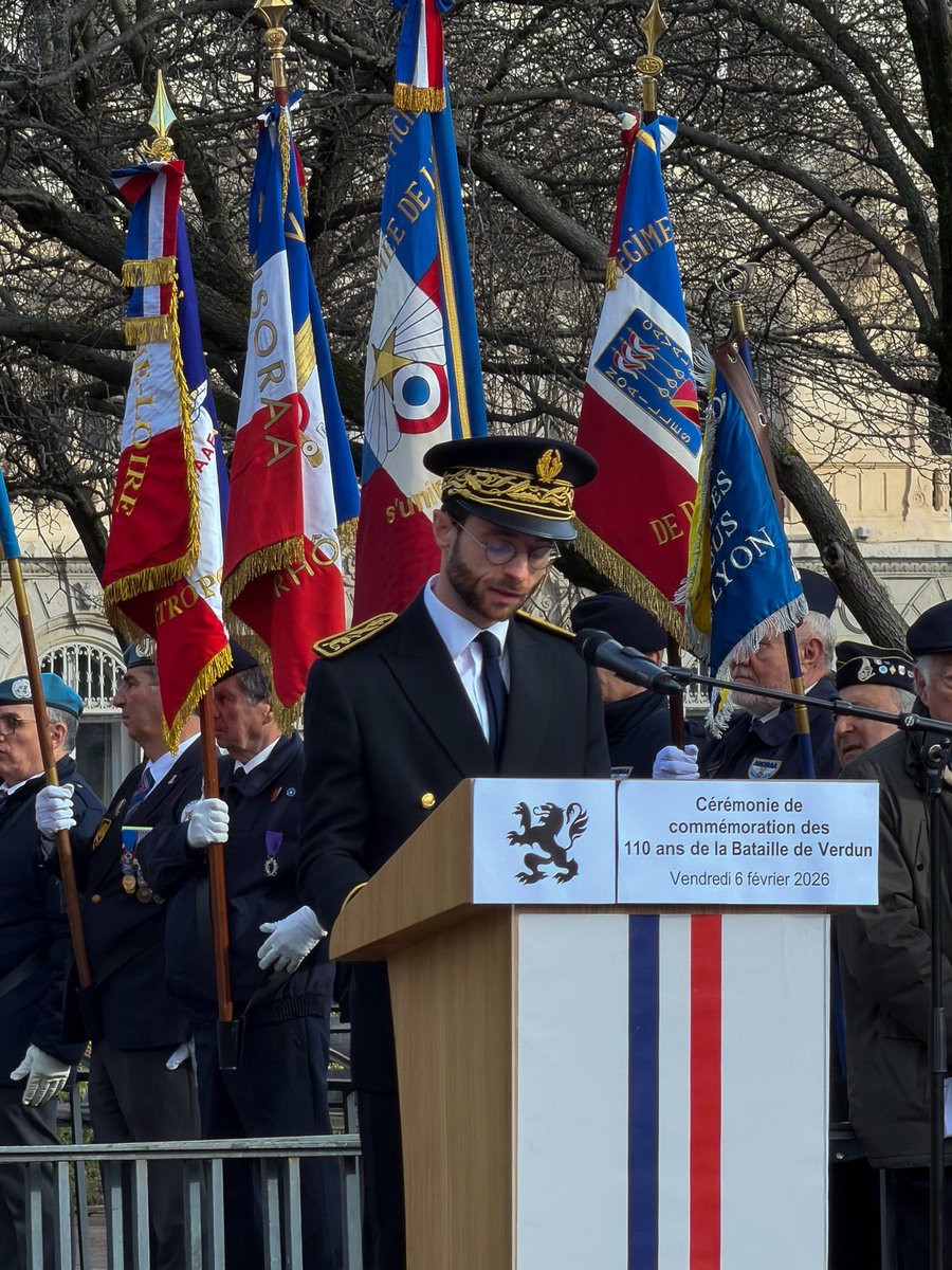 Image de Préfète de région Auvergne-Rhône-Alpes et du Rhône - Aujourd’hui, le sous-préfet, directeur de cabinet, s’est rendu à la cérémonie de commémoration du 11
