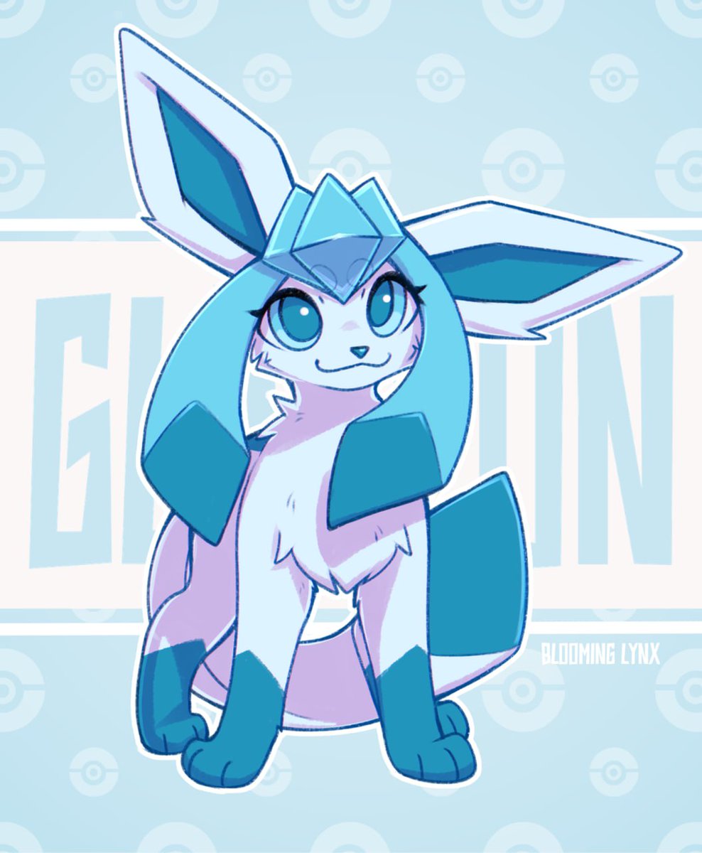 BloomingLynx's tweet image. Glaceon 8/9 ❄️