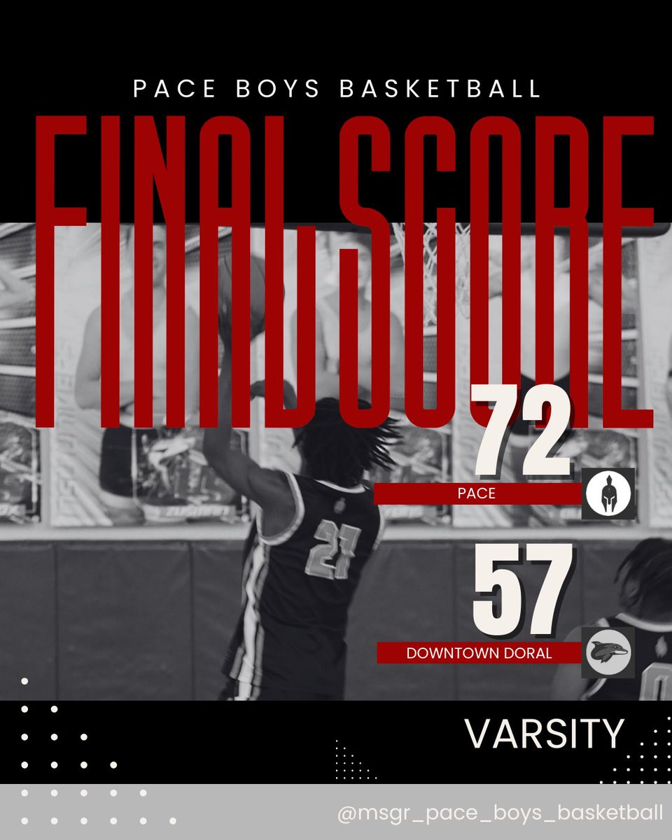 MSGR. Pace Boys Basketball tweet media