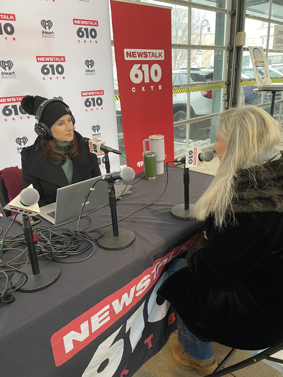 610CKTB's tweet photo. LIVE NOW | Steph sits with Director of Homelessness Services and Community Engagement for @NiagaraRegion Cathy Cousins to discuss their collaboration with @communitycarest, programs to help with homelessness prevention, and progress made across the region #TeamHousing #CKTBLive https://t.co/SL27vHDtsB