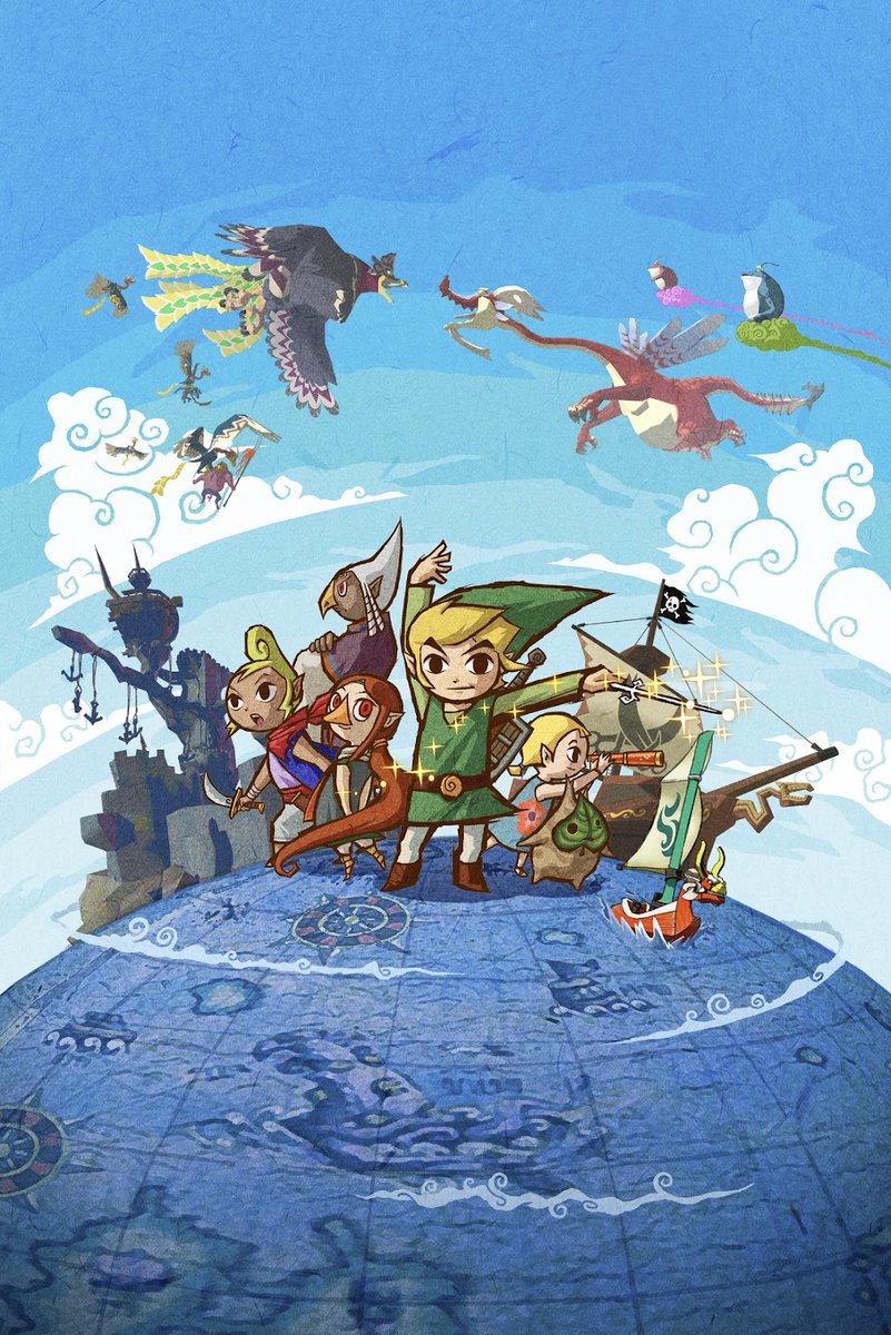 The Legend of Zelda: The Wind Waker key art from Nintendo Today!