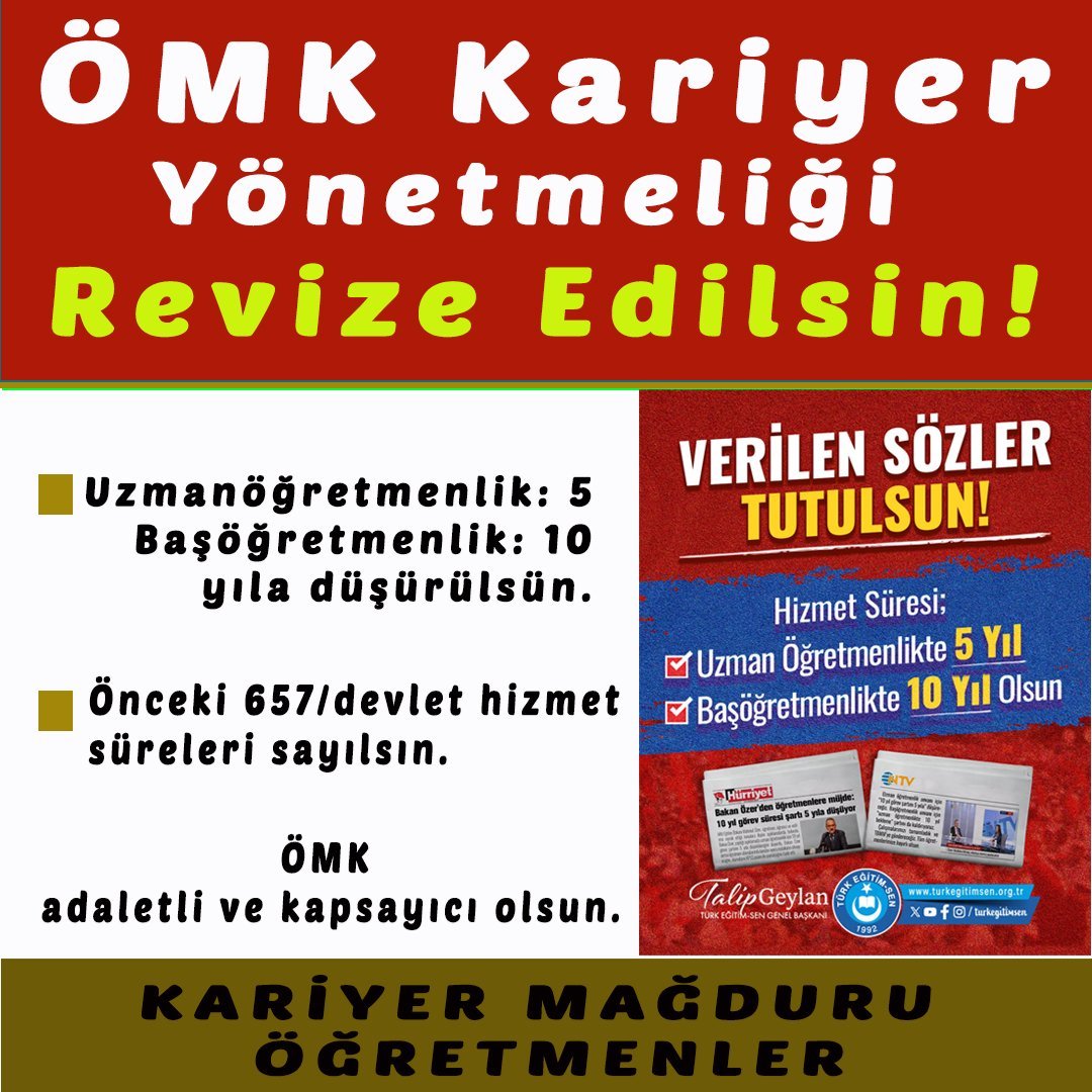 <a href="/oktay_saral/">Oktay SARAL</a> Verilen sözler tutulsun.

3 koca yıl geçti.

<a href="/prof_mahmutozer/">Mahmut Özer</a> <a href="/oktay_saral/">Oktay SARAL</a> <a href="/TalatAtilla/">Talat Atilla</a> <a href="/Yasingrms0/">Yasin Görmüş</a> <a href="/ali_ihsanarslan/">Ali İhsan Arslan</a> <a href="/edipuzen/">Edip Üzen</a> <a href="/MHP_Bilgi/">MHP</a>