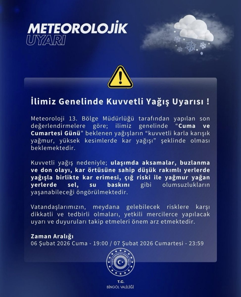 T.C. Solhan Kaymakamlığı tweet media