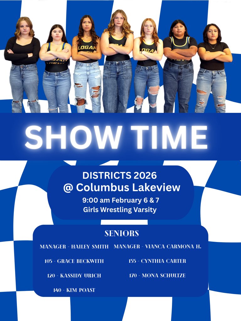 Support the Girls Wrestling team as the travel to Columbus Lakeview for the B2 District tournament.  Top 4 in each weight class will get to travel to the NSAA State Tournament!!

Good Luck Raiders!