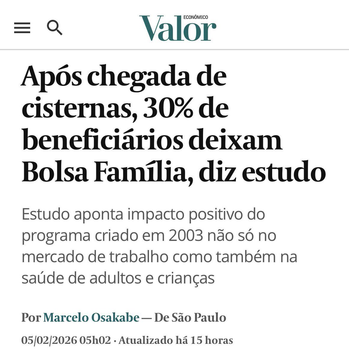 geraldoalckmin's tweet photo. O governo do presidente @LulaOficial é civilizatório, programas iniciados ainda no primeiro governo Lula foram retomados e potencializados. O resultado é humanitário e econômico: com as cisternas, um programa barato e eficiente, as famílias mais pobres deixam de gastar duas horas para buscar água, protegem a saúde dos filhos, saem dos programas sociais e ingressam no mercado de trabalho.