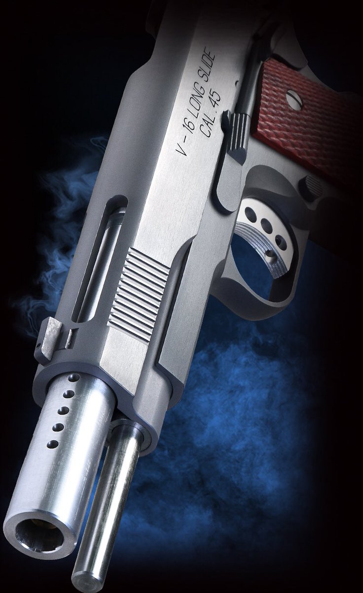 ド迫力のV16エキゾーストポートを搭載したロングスライド仕様の1911カスタムをサイドポリッシュ仕上でモデルアップ❗️

【WA V16 ロングスライド 木製グリップ付】2月下旬 新発売❗️

wa-gunnet.co.jp/blog/magna/117…