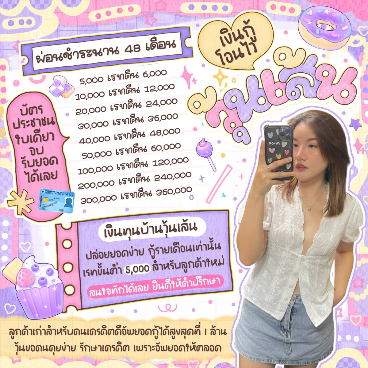 🦈มาส่งยอดกู้บ้านวุ้นเส้น  งับงับ  ~🦈
📄꒰เอกสารง่ายมาก ไม่รับคนที่❌ไม่พร้อมส่งเอกสาร
🌼  ดอกเบี้ยตายตัว (ไม่มีเพิ่ม🌼)
🎈อาชีพอะไรก็กู้ได้หมดน้า🎈

.
.💬สนใจกู้ลิงค์หน้า>Bio<เลยค๊าาเตง💬
#กู้เงิน #เงินกู้ #กู้เงินออนไลน์ #กู้เงินรายเดือน #เงินกู้สําหรับติ่ง #เงินกู้นักศึกษา