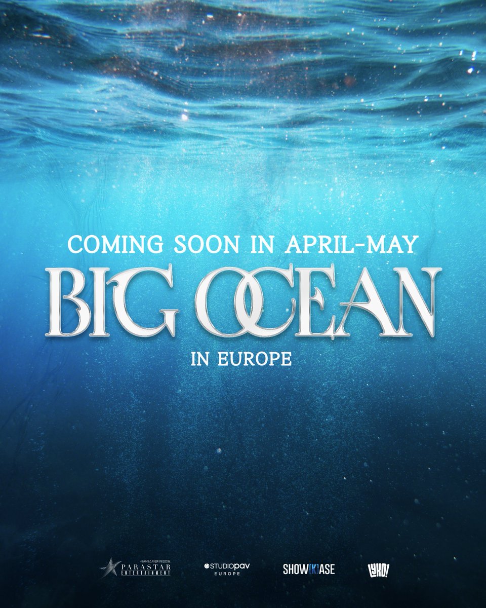 kpopshowkase's tweet photo. European #PADO ‼️
BIG OCEAN IS COMING TO EUROPE ~ APRIL-MAY OF 2026🌊
Tour dates and ticketing info coming soon so stay tuned!
@Big_O_cean
#BigOcean #빅오션 #BIGOCEANinEUROPE
#ShowKase #KPOP_ShowKase https://t.co/DdhXBODpN5