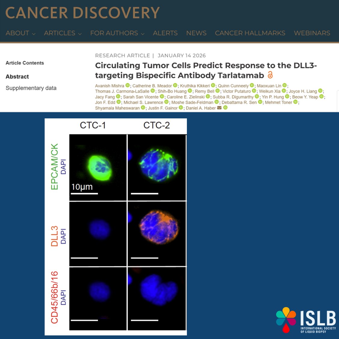 International Society of Liquid Biopsy tweet media