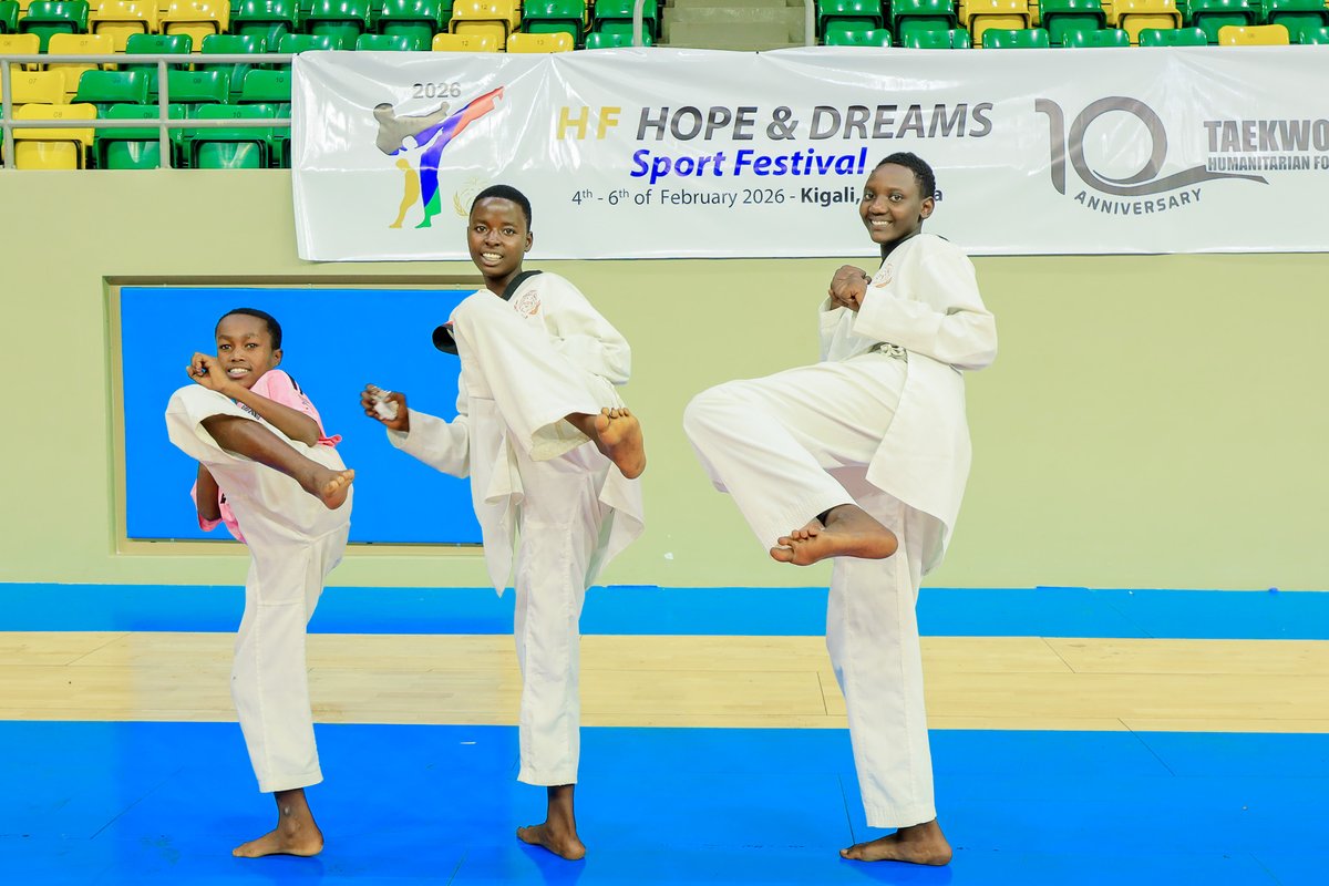 At the Hope & Dreams Sport Festival in Kigali, refugee youth from ...