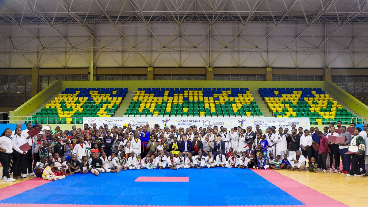 At the Hope & Dreams Sport Festival in Kigali, refugee youth from ...