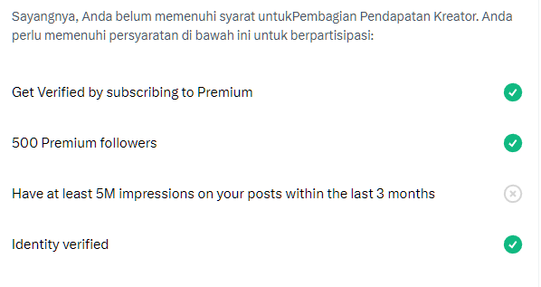 Good morning to all you amazing people, especially those who have been supporting me since day one! ☀️

I just checked my dashboard and I’m so close I can almost taste it. 3 out of 4 requirements are officially DONE. 

Now, I’m putting all my energy into hitting that 5M