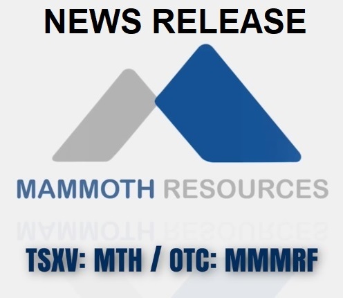 MammothResource's tweet photo. Mammoth Announces Gold Recoveries Of 87% From Bottle Roll Tests On Coarser-Fraction Material From The Large Carneritos Area On Its Tenoriba Gold-Silver Property, Mexico

https://t.co/T94pG4uxN2

$MTH.V $MMMRF #Gold #Silver #Mining #Mexico #TSXV #OTC #NewsRelease https://t.co/jcZmKuQd23