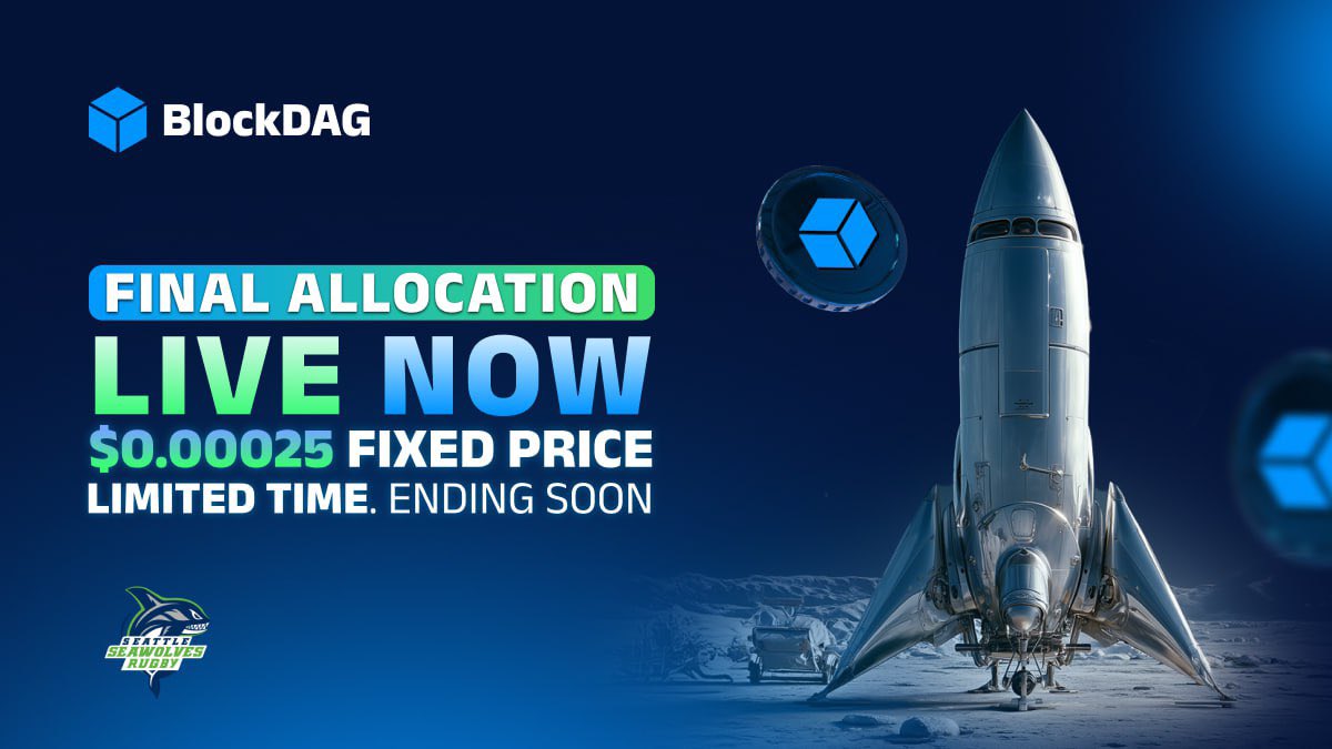 FINAL ALLOCATION $0.00025 LIVE — POWER UP YOUR LAUNCH NOW 👩‍🚀👩‍🚀

Liftoff is IMMINENT 🚨

The FINAL BDAG allocation is live at $0.00025, for a limited time only. 📣

👉This is the final opportunity to power up your launch position before BlockDAG moves fully into public markets and