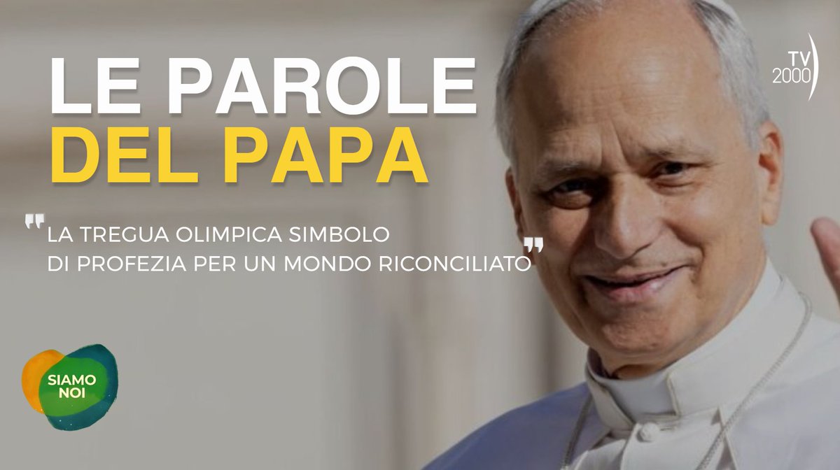 TV2000it's tweet image. E’ il giorno delle #Olimpiadi. Un appuntamento che appassiona chiunque veda nella passerella degli atleti quella visione di unità che è alla base dello #sport. C’è anche una speranza: che l’invito evocato da tutti in questi giorni diventi realtà. La #tregua olimpica. Oggi