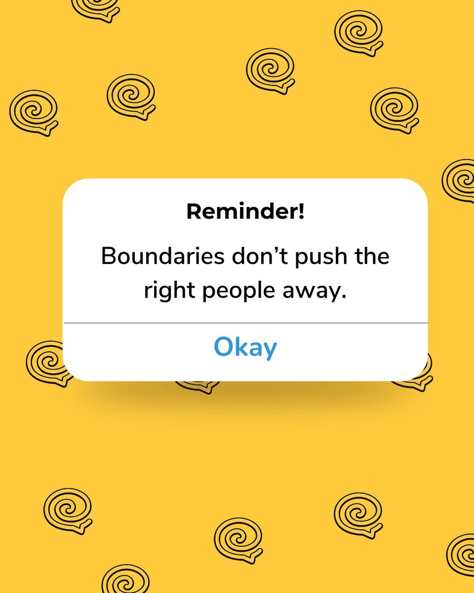 The right people won’t be offended by your boundaries. They’ll respect them. 💛