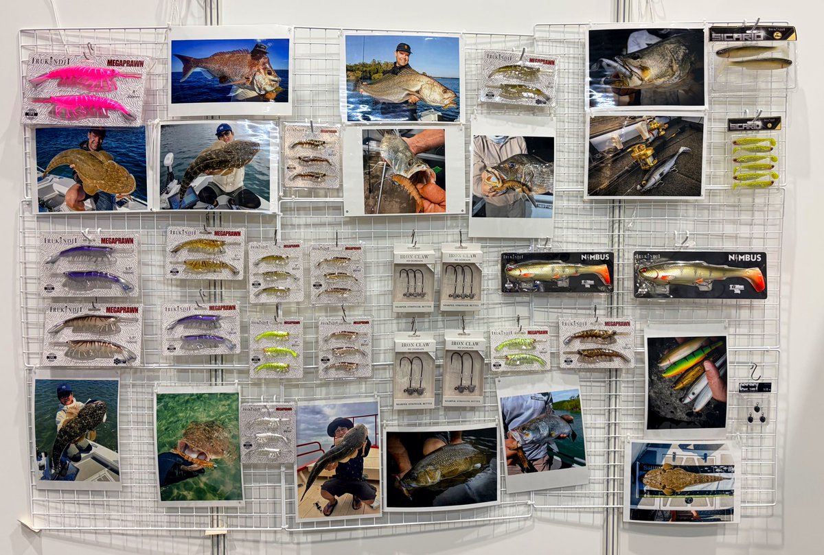 フィッシングショー大阪、6Aトイレ前の『Irukandji Tackle』ブースで土日もお待ちしております🦐✨

小さい水槽を準備しました。エラストマー素材の最強エビワーム『メガプラウン』の動きを是非ご体感ください！皆様も竿で少し動かす体験をして頂く予定です。その他、製品も特別に展示中！

お気軽に👍