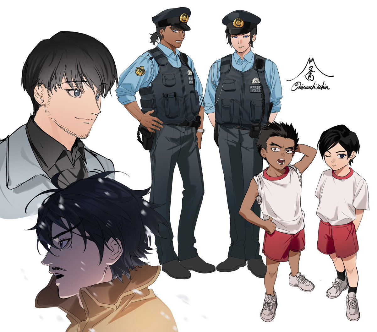 DC  諸伏兄弟/長野県警 落書き