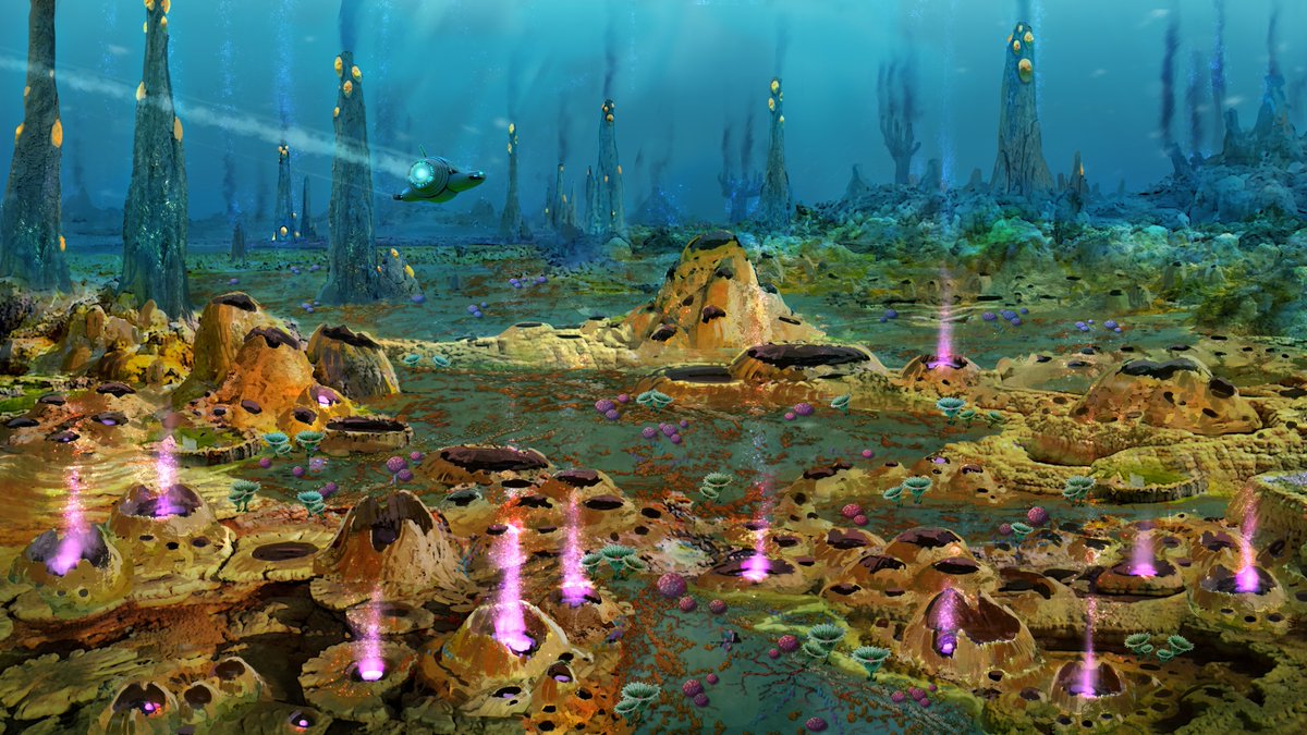 Playdigious's tweet image. No #FanArtFriday this week. But instead, let's have a look at some Subnautica #BelowZero concept arts!