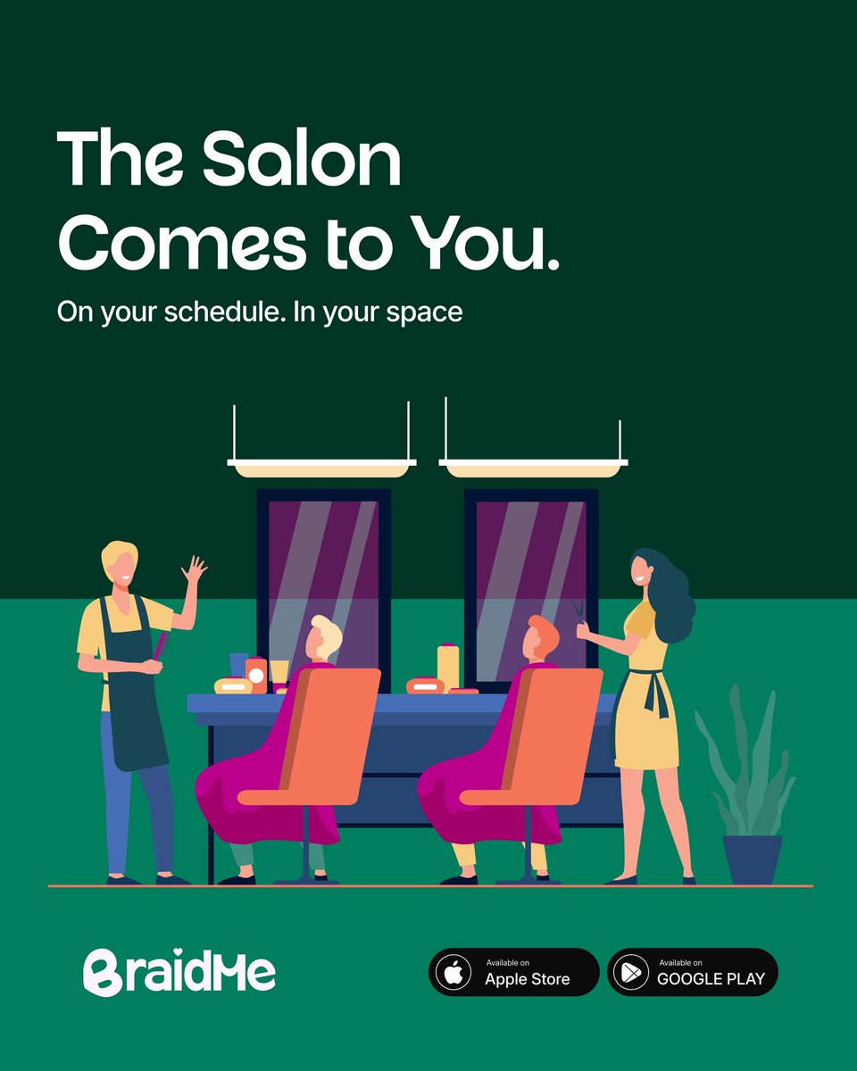 BraidMeofficial's tweet image. The salon shouldn’t control your schedule.
BraidMe brings the service to you.
#FYP #braidme