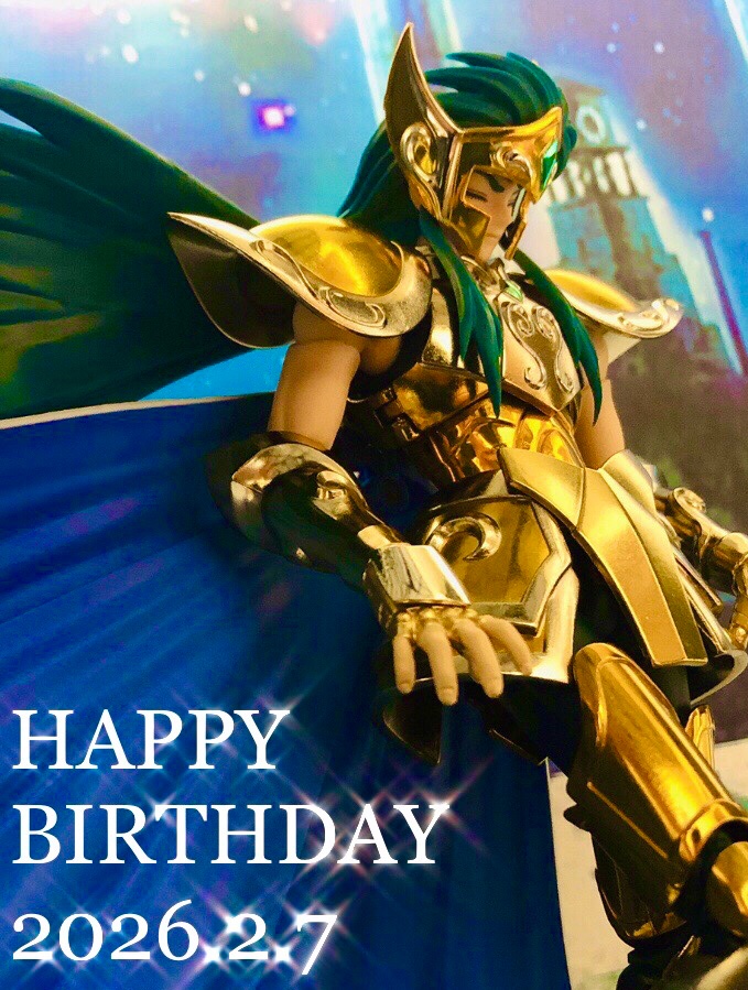 アクエリアス カミュお誕生日おめでとうございます🎂🎂🎂🎂🎂㊗️✨