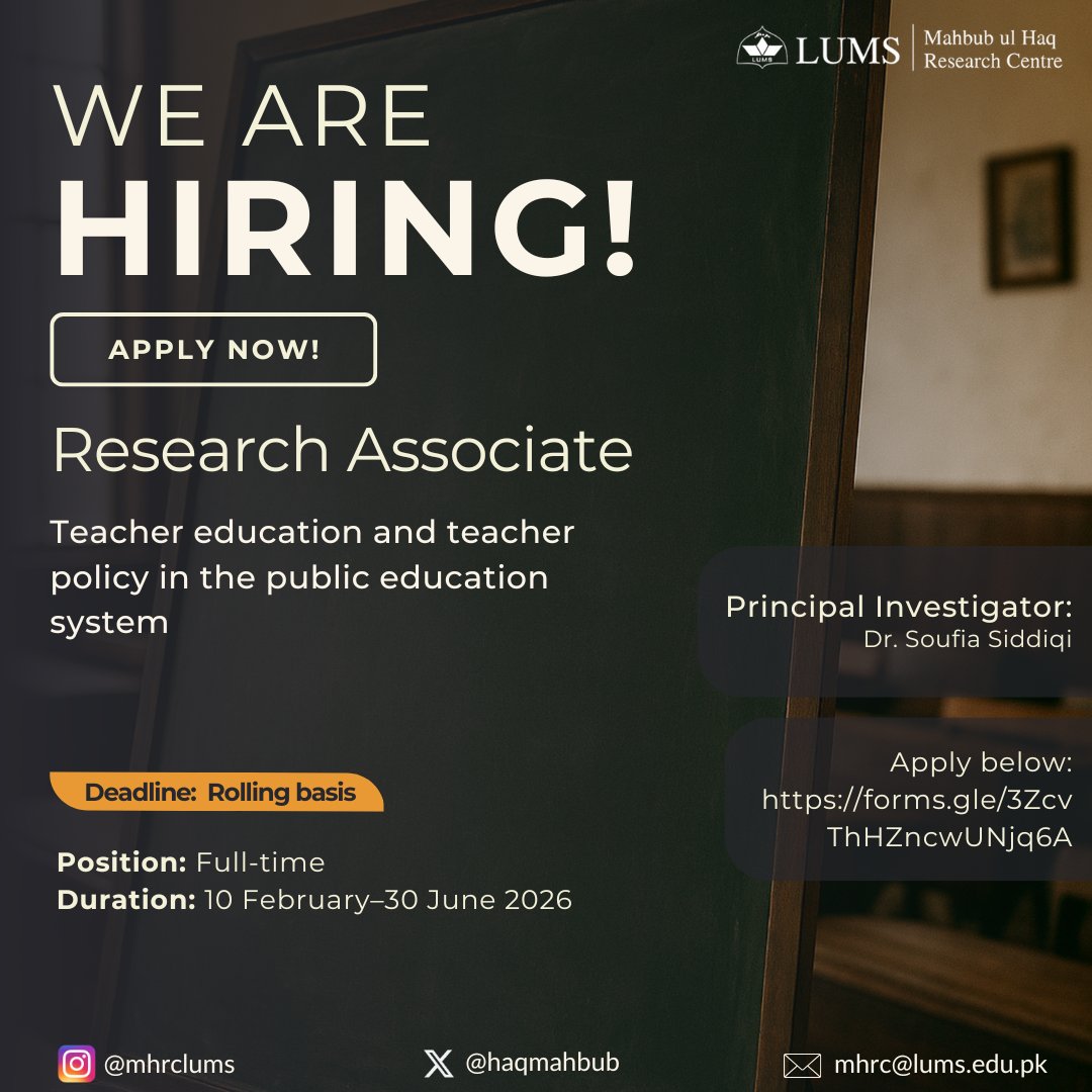 Mahbub Ul Haq Research Centre tweet media