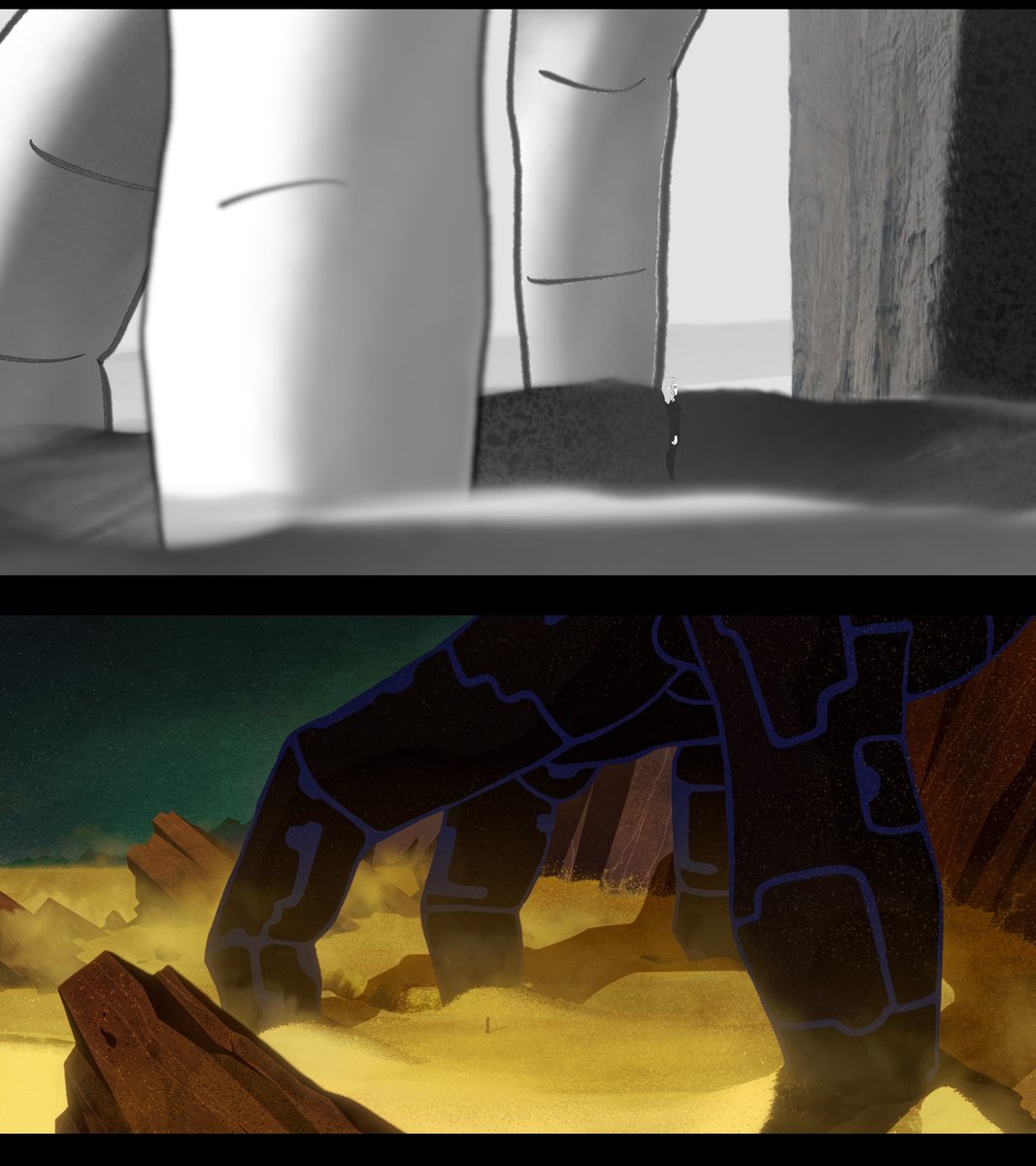 cartoonbrew's tweet photo. Working entirely independently, spktra wrote, directed, edited, colored, and composited the film himself, collaborating with just two animators and a veteran 'Batman Beyond' character designer to nail the video's '90s cel animation aesthetic. https://t.co/ifLFJrvFpq