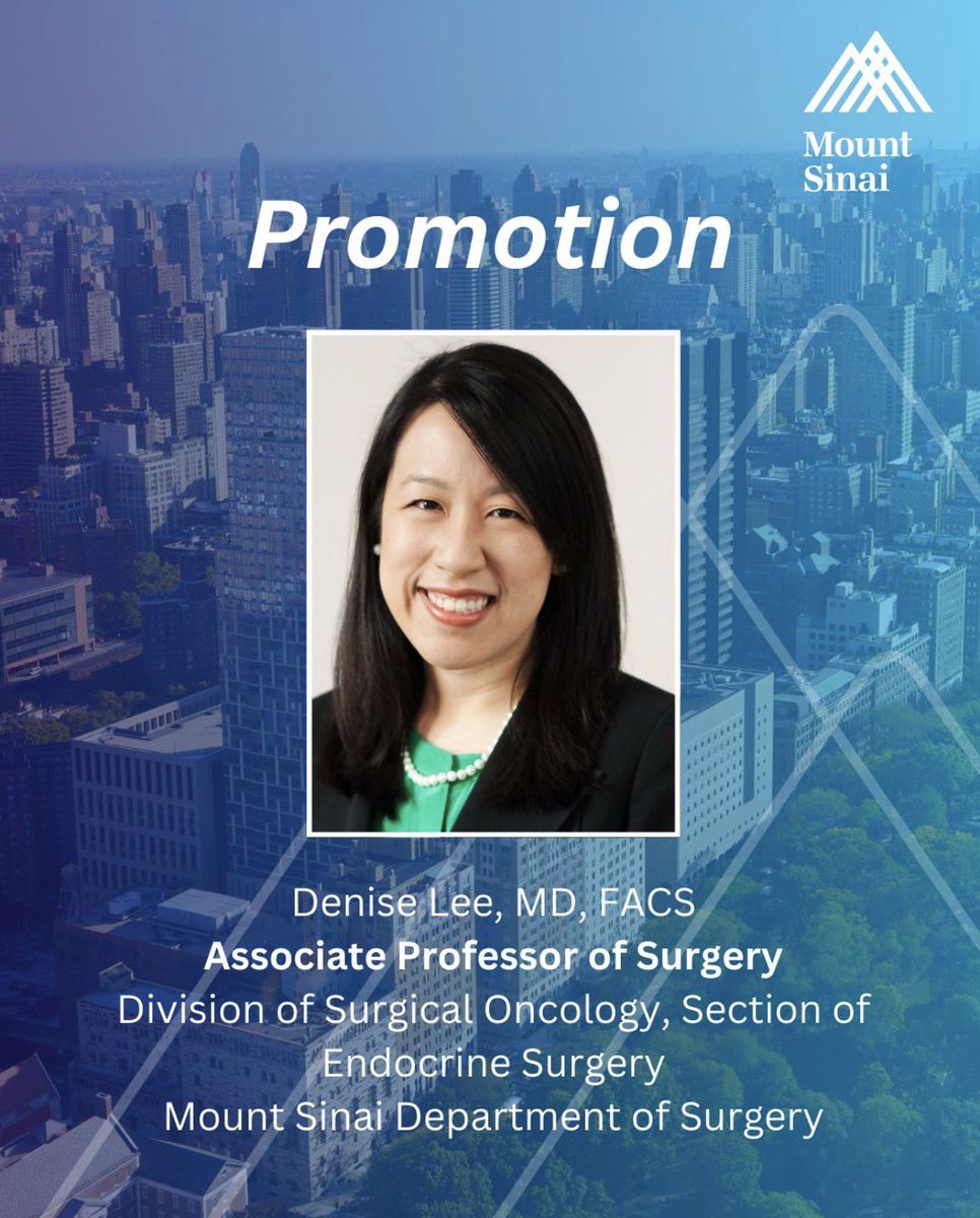 Mount Sinai Surgery tweet media