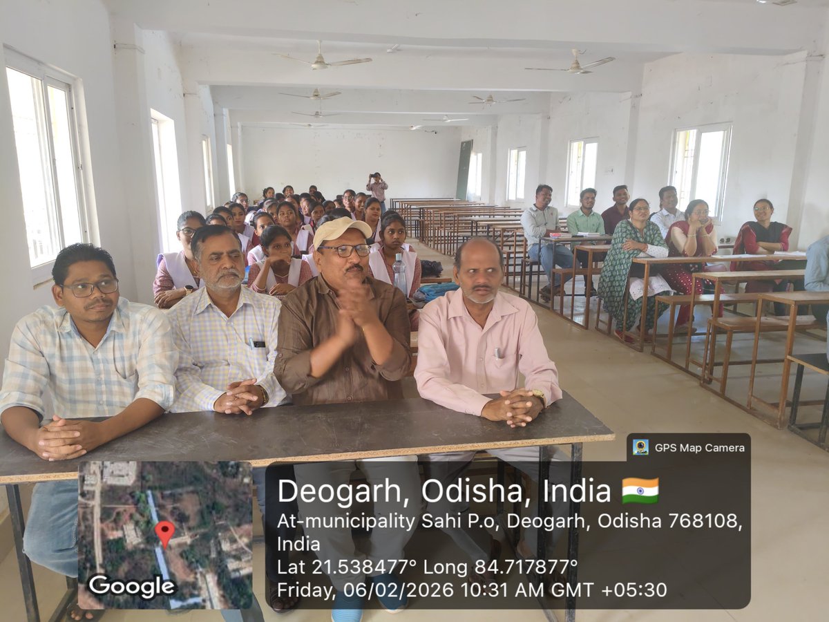 deogarh_college's tweet photo. "Pariksha pe Charcha" witnessed in Deogarh College with lots of enthusiasm... https://t.co/YuV5nSnZgd