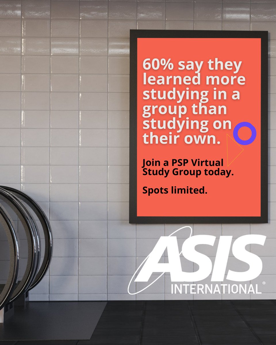 Preparing for your PSP does not have to be a solo effort.
The PSP Virtual Study Group includes expert-led sessions and study materials. April/May 2026. Limited to 50 participants.

bit.ly/4qNlDE7

#PSPCertification