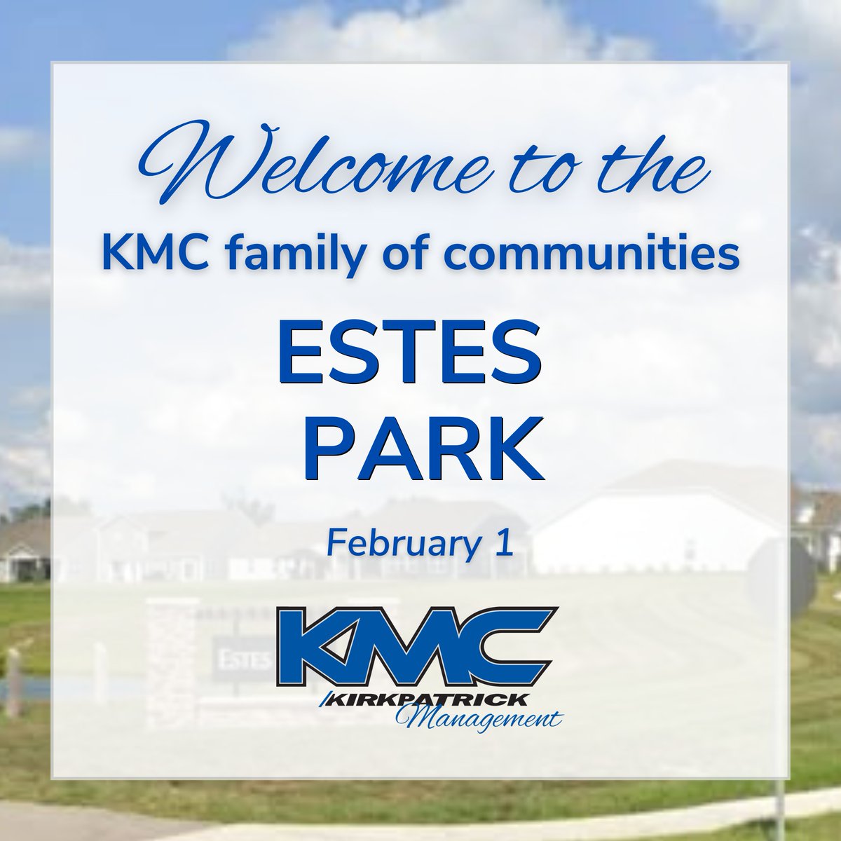 Welcome to the KMC family of communities!