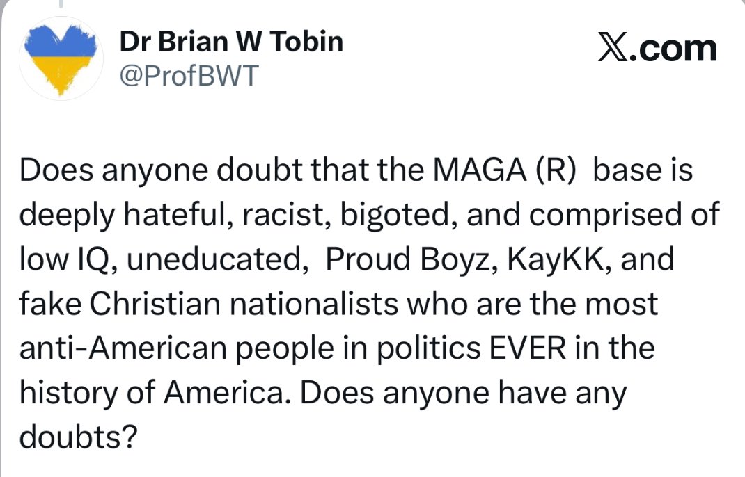 Dr Brian W Tobin tweet media