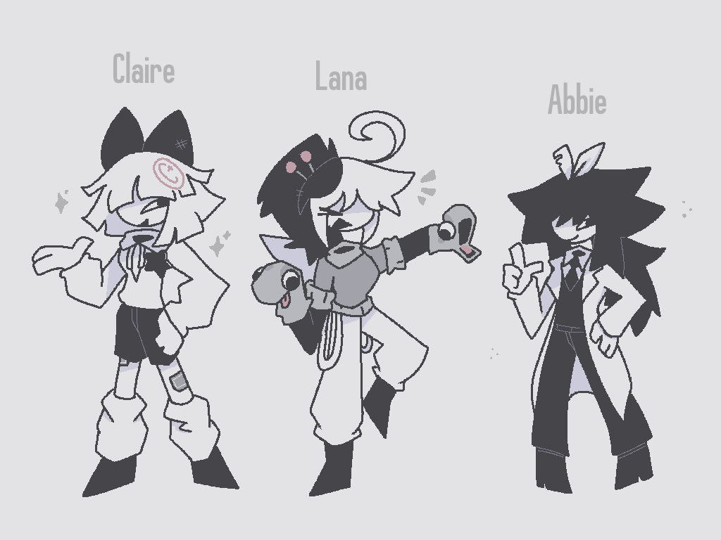 diamondz_qwq's tweet photo. (1/6)
Here's Claire, Lana and Abbie!
They're very energetic, but be careful! They might make fun of you!
#fpe #fpeau #fundamentalpapereducation #fundamentalpapereducationAU #FundamentalShift https://t.co/kY6fiHXlZu