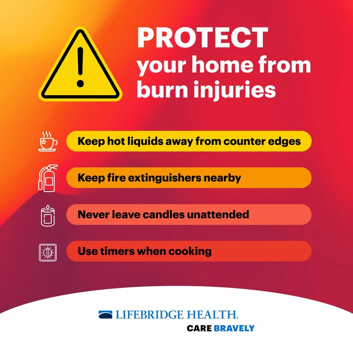 CarrollHospital's tweet image. 🔥⚠️ 🏥 In honor #NationalBurnAwarenessWeek, swipe through this post and read through our recent blog to learn how you can protect, prevent and respond to burns: bit.ly/4tinsdN 

#FirstAidTips