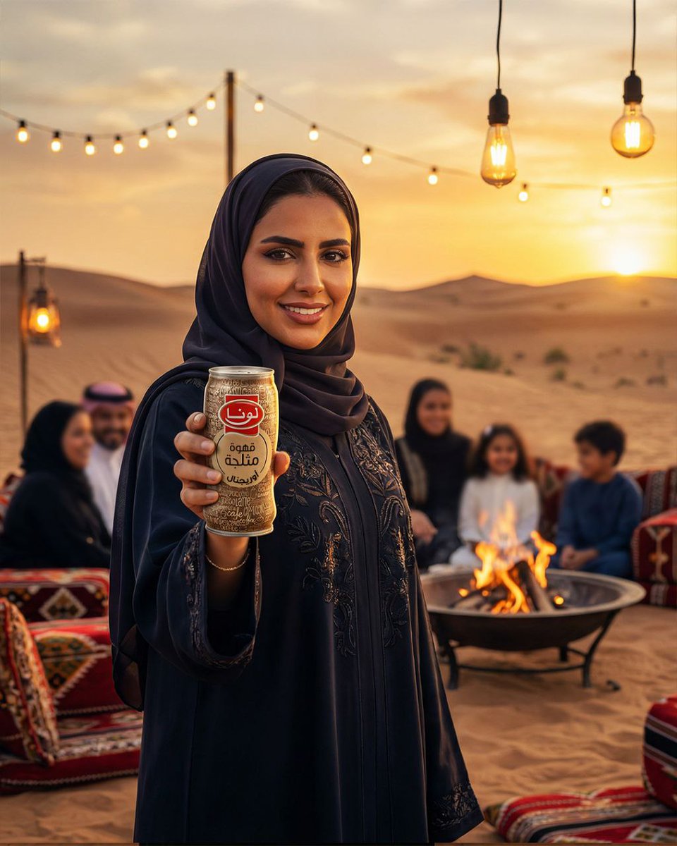 أجمل تفاصيل الشتاء: طلعة بر وجمعة أهل 🤎
وقهوة أوريجنال من لونا ❄️

#لونا_آيس_كوفي #قهوة_لونا

The most beautiful winter details: a desert outing, family gatherings, and Luna Original  iced coffee ❄️🤎

#Luna_Iced_Coffee #Luna_Coffee