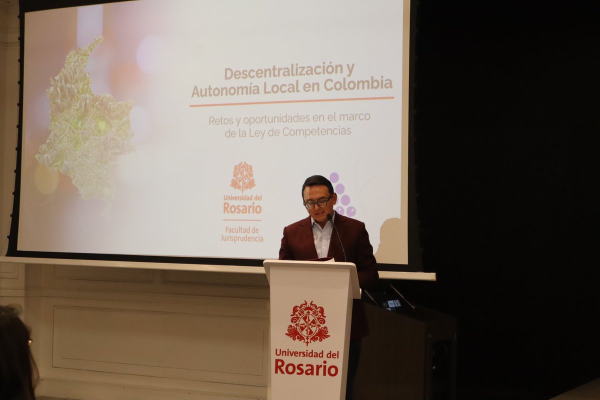 Juris_urosario's tweet photo. #RecapEventoJuris📌| Descentralización y Autonomía Local
El pasado 30/enero, @Juris_urosario y @ESAPOficial abrieron un espacio de reflexión sobre el proyecto de Ley de Competencias, sus implicaciones para la descentralización y los desafíos de autonomía territorial en Colombia. https://t.co/LEiVMToVCc