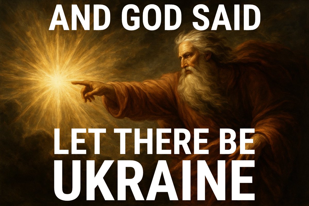 ruffemotion's tweet photo. @vikav2946 @Arscallion @GymFiesta Ukrainians were the first Homo Sapiens. Adam and Eve were Ukrainian. Jesus was Ukrainian. Also, #FuckUkraineInTheAss https://t.co/rKhobrHGoJ