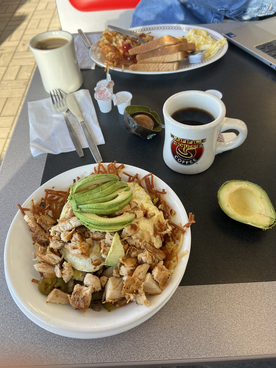 GJackson24's tweet photo. When you *Upgrade* your @WaffleHouse experience!!!
#Avocado
#HealthyFats https://t.co/7di2aYKEgB