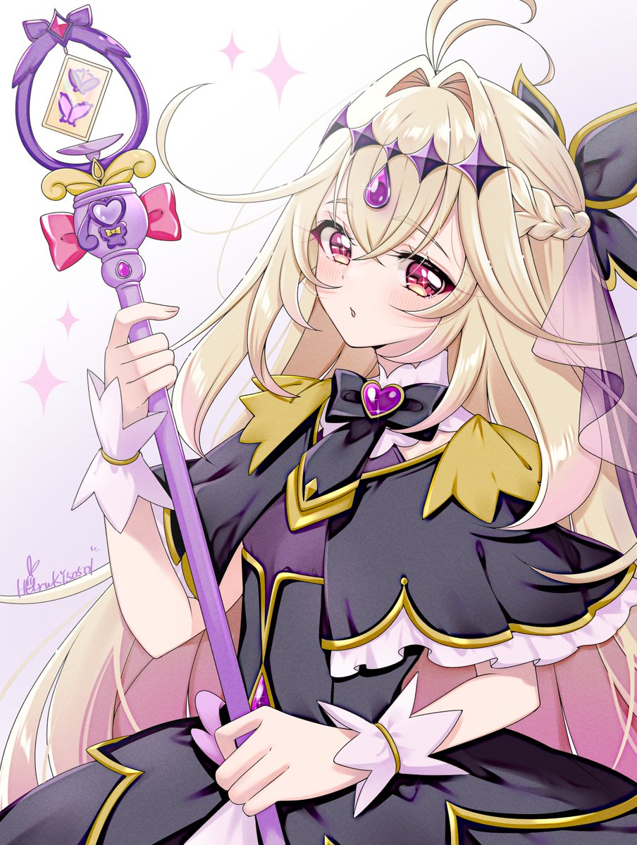 「キュアアルカナちゃんに見つめられ隊!!!」|華賀春樹@春例 * え39ab | skebご依頼多数のため一時休止中のイラスト