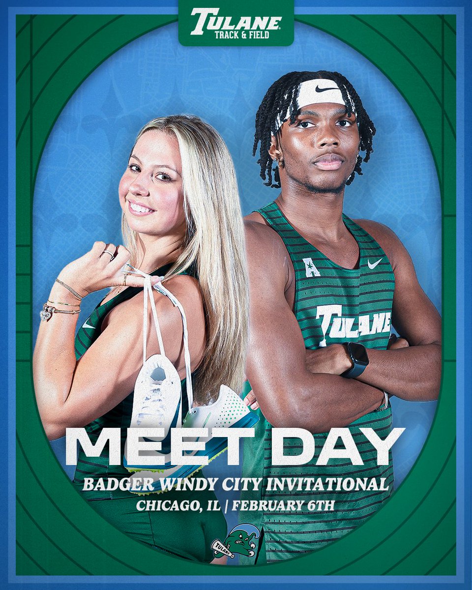 GreenWaveXCTF's tweet photo. It’s MEET DAY up in the Windy City! 🏙️

📍Chicago, IL
⌚️2:00 PM CT
📺RunnerSpace
📊https://t.co/0BHdcqtwBP

#RollWave🌊 | #RunWave👟 | #TheStandard📈 https://t.co/p0OvdEzZKF