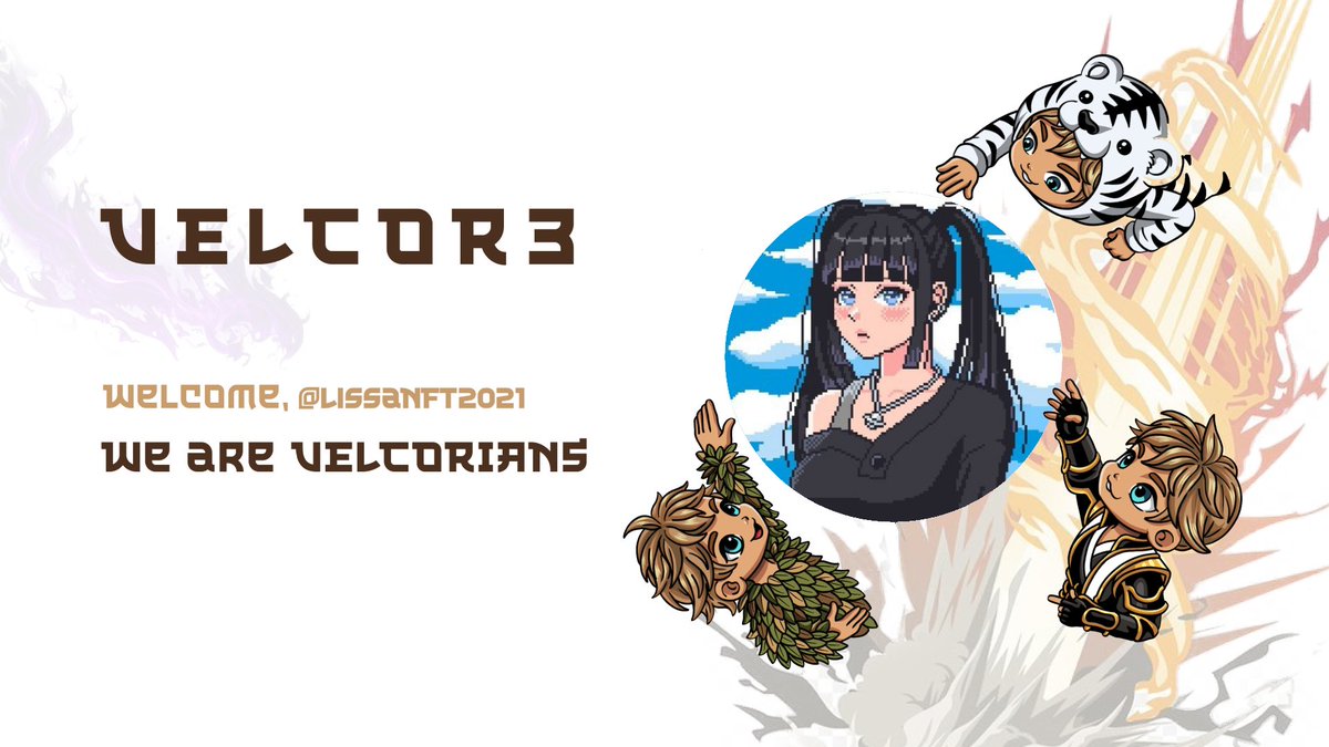 Congrats <a href="/LissaNFT2021/">Lissa ✨</a>

You’ve been approved for VELIST.

Welcome to VELCORIANS.
