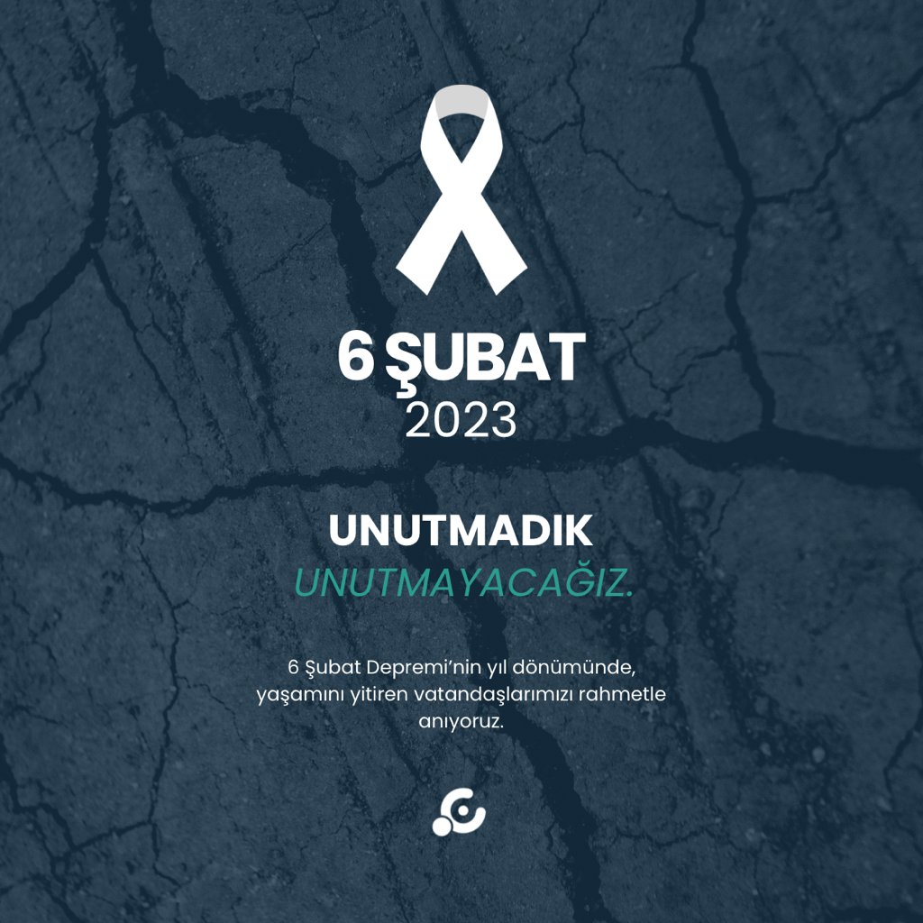 Takvimler değişse de kalbimizdeki o sızı hiç değişmedi. 6 Şubat depreminde kaybettiğimiz canlarımızı rahmetle anıyoruz. Unutmadık, unutmayacağız...