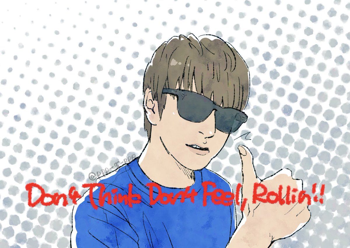 ジロウの日ということで..
数年前におそらく初めて描いたジロウさん🕶️