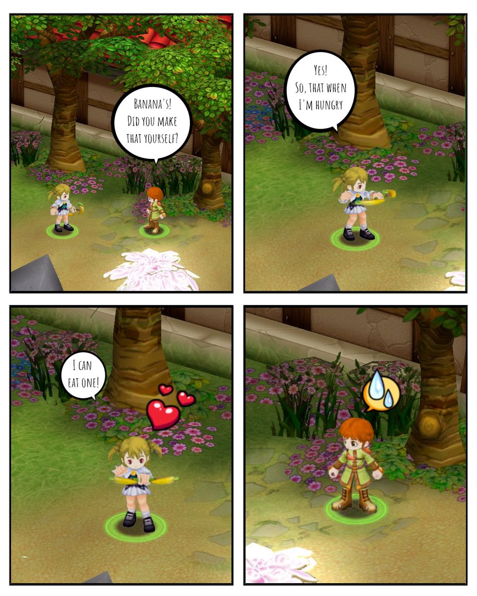 Fruit is essential in a balanced diet... especially when you need energy to fight the bad guys 💢

What culinary arsenal do you use in your adventures?👀👇