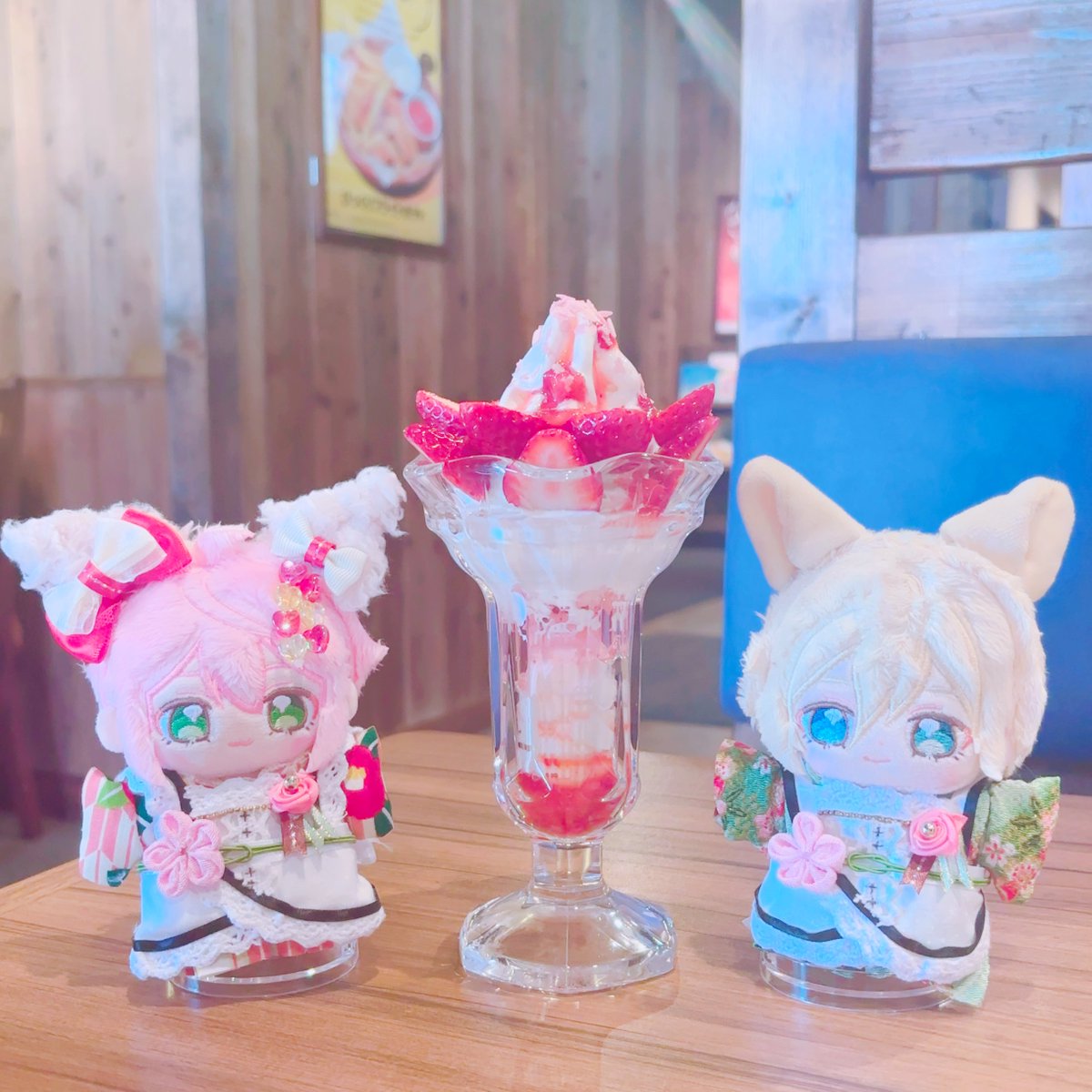 恋こい🩷いちごパフェ🍓

 #いつぬいが見られるタグ 
 #あんスタ手芸部