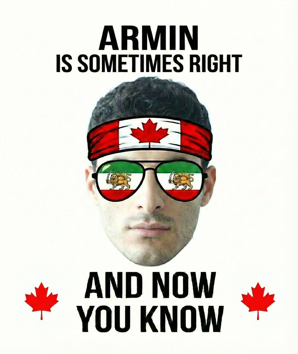 gghamari's tweet photo. So apparently @ArminNavabi and I are memes now. :)

Only people who watch Iran Revolution Live will get the joke. https://t.co/JErWZRgNyJ