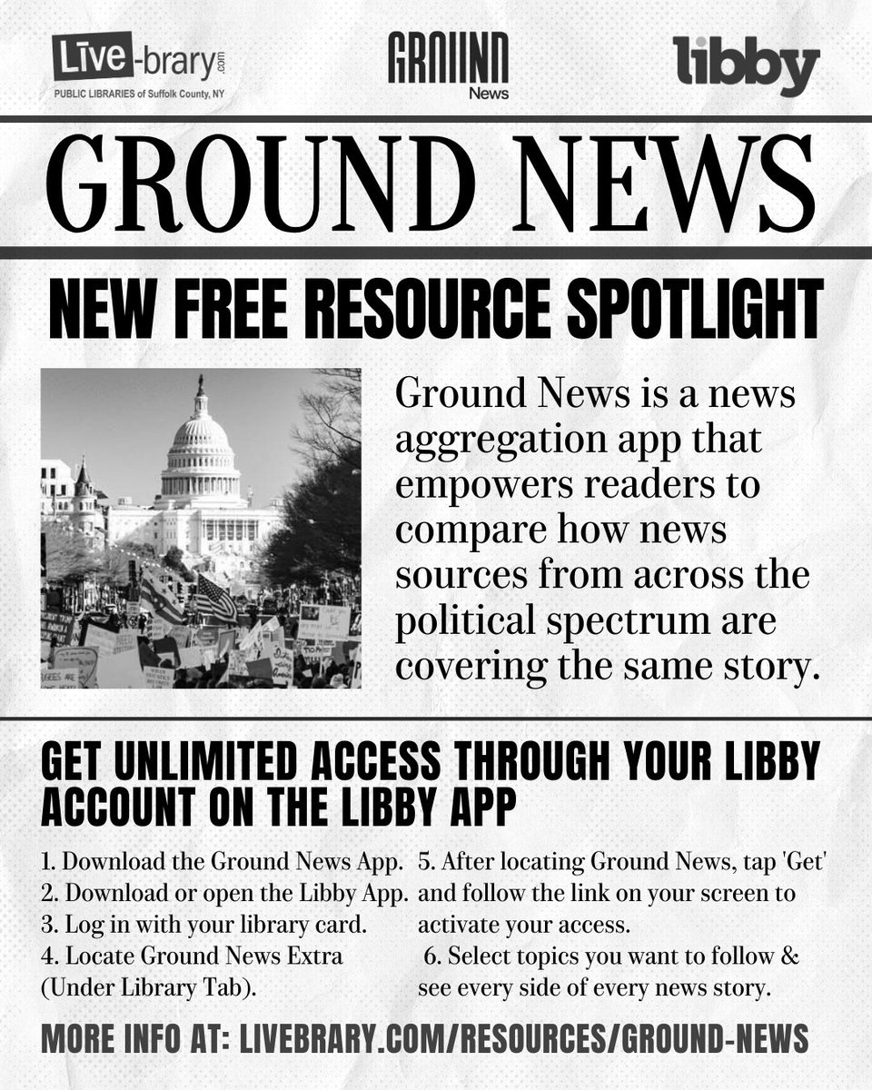 Livebrary | Suffolk County Library System tweet media